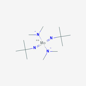 molecular formula C12H30MoN4 B6309711 Bis(t-butylimido)bis(dimethylamino)molybdenum(VI) CAS No. 923956-62-1