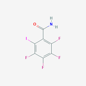 molecular formula C7H2F4INO B6309915 Benzamide, 2,3,4,5-tetrafluoro-6-iodo- CAS No. 1858241-64-1