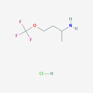 molecular formula C5H11ClF3NO B6309964 MFCD29067314 CAS No. 1858241-59-4