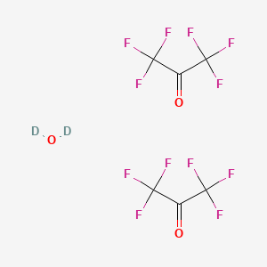 molecular formula C6H2F12O3 B6310198 Hexafluoroacetone sesquideuterate CAS No. 62251-10-9