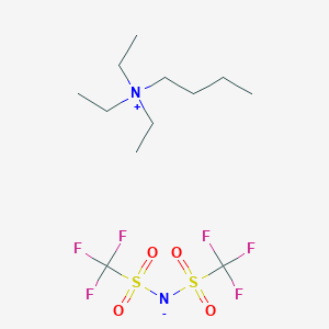 molecular formula C12H24F6N2O4S2 B6310230 Butyltriethylammonium bis(trifluoromethylsulfonyl)imide CAS No. 324574-91-6