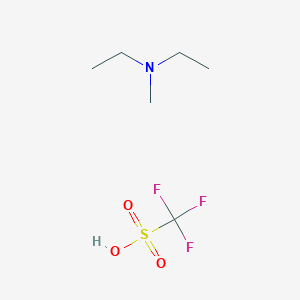 molecular formula C6H14F3NO3S B6310241 Diethylmethylammonium trifluoromethanesulfonate CAS No. 945715-39-9