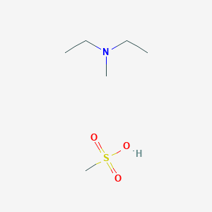 molecular formula C6H17NO3S B6310258 Diethylmethylammonium methanesulfonate CAS No. 945715-44-6