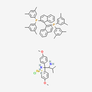 molecular formula C71H73ClN2O2P2Ru B6310572 (S)-RUCY(regR)-XylBINAP CAS No. 1312713-89-5