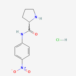 molecular formula C11H14ClN3O3 B6310631 H-Pro-pNA.HCl CAS No. 70148-22-0