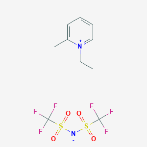 molecular formula C10H12F6N2O4S2 B6310696 1-Ethyl-2-methylpyridinium bis(trifluoromethylsulfonyl)imide CAS No. 712354-99-9