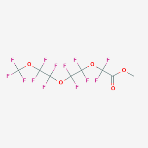 Methyl difluoro{1,1,2,2-tetrafluoro-2-[1,1,2,2-tetrafluoro-2-(trifluoromethoxy)ethoxy]ethoxy}acetate