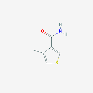 molecular formula C6H7NOS B063114 4-Methylthiophene-3-carboxamide CAS No. 189330-32-3