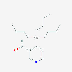 3-Formyl-4-(tributylstannyl)pyridine