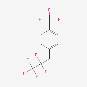 B6311865 4-(2,2,3,3,3-Pentafluoropropyl)benzotrifluoride CAS No. 1357623-93-8