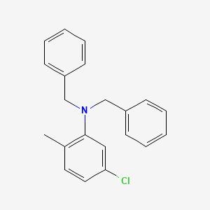 molecular formula C21H20ClN B6311943 5-Chloro-N,N-dibenzyl-2-methylaniline CAS No. 1357627-41-8