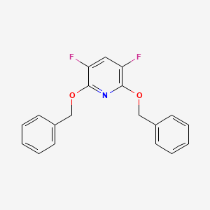 B6312053 2,6-Bis(benzyloxy)-3,5-difluoropyridine CAS No. 1357626-17-5