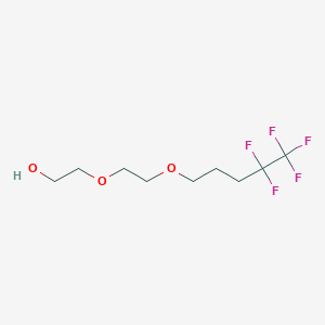 molecular formula C9H15F5O3 B6312161 Diethylene glycol 4,4,5,5,5-pentafluoro-n-pentyl ether CAS No. 1357626-36-8