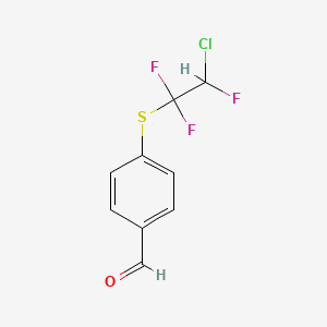 4-(2-Chloro-1,1,2-trifluoroethylthio)benzaldehyde, 96%