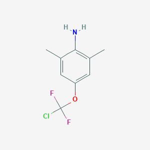 B6312213 2,6-Dimethyl-4-(chlorodifluoromethoxy)aniline CAS No. 1357626-29-9