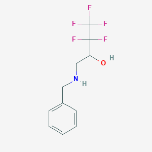 1-Benzylamino-3,3,4,4,4-pentafluorobutan-2-ol