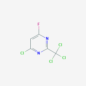 4-Chloro-6-fluoro-2-(trichloromethyl)pyrimidine