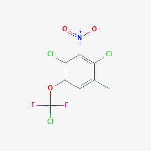 2,4-Dichloro-3-nitro-5-(chlorodifluoromethoxy)toluene