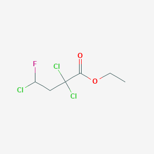 molecular formula C6H8Cl3FO2 B6312237 Ethyl 2,2,4-trichloro-4-fluorobutyrate CAS No. 77147-44-5