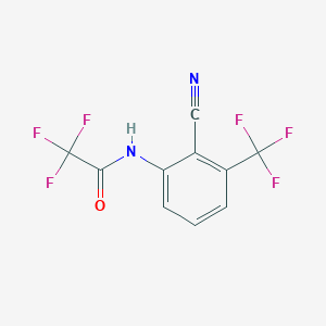 2-Cyano-3-trifluoromethyl-2,2,2-trifluoroacetanilide