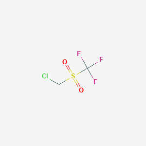 molecular formula C2H2ClF3O2S B6312278 chloromethylsulfonyl(trifluoro)methane CAS No. 422-14-0