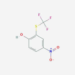 4-Nitro-2-(trifluoromethylthio)phenol