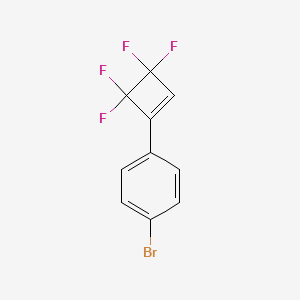 molecular formula C10H5BrF4 B6312306 4-(2,2,3,3-Tetrafluorocyclobut-1-enyl)bromobenzene CAS No. 1357625-45-6