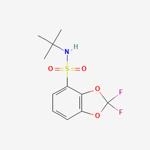 B6312311 N-t-Butyl-(2,2-difluoro-1,3-benzodioxol-4-yl)sulfonamide CAS No. 1357624-67-9