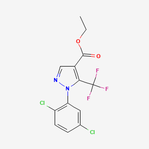 Ethyl 1-(2,5-dichlorophenyl)-5-(trifluoromethyl)-1H-pyrazole-4-carboxylate