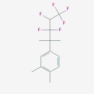 B6312422 4-(1,1-Dimethyl-2,2,3,4,4,4-hexafluorobutyl)-o-xylene CAS No. 1357627-12-3
