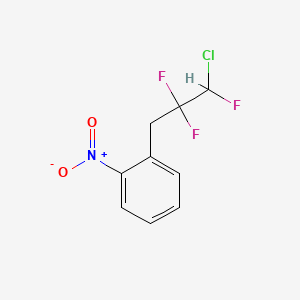 2-(2-Chloro-1,1,2-trifluoroethylthio)nitrobenzene