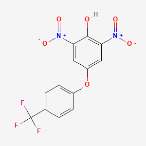 B6312454 4-[4'-(Trifluoromethyl)phenoxy]-2,6-dinitrophenol CAS No. 1357624-49-7