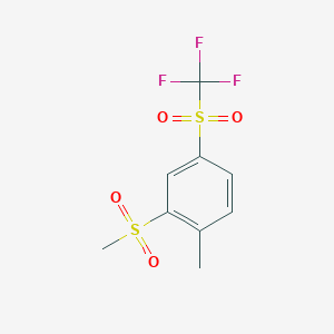 2-Methyl-5-(trifluoromethylsulfonyl)phenylmethylsulfone