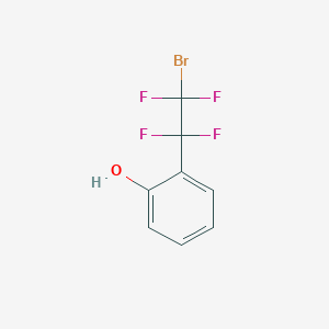 2-(2-Bromo-1,1,2,2-tetrafluoroethyl)phenol
