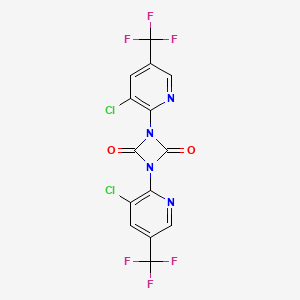 1,3-Bis[3-chloro-5-(trifluoromethyl)pyridin-2-yl]uretidine-2,4-dione