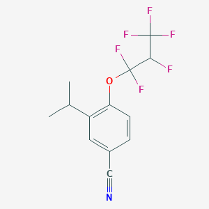 3-Isopropyl-4-(1,1,2,3,3,3-hexafluoropropoxy)benzonitrile