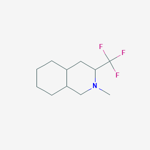 Decahydro-N-methyl-3-(trifluoromethyl)-isoquinoline