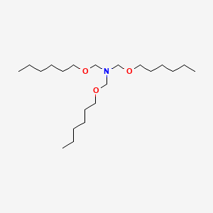 Tris-[(hexyloxy)methyl]amine