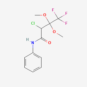N-Phenyl-(2-chloro-3,3-dimethoxy-4,4,4-trifluoro)butyramide