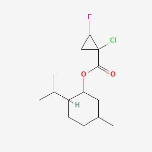 2-Isopropyl-5-methylcyclohexyl 1-chloro-2-fluorocyclopropanecarboxylate