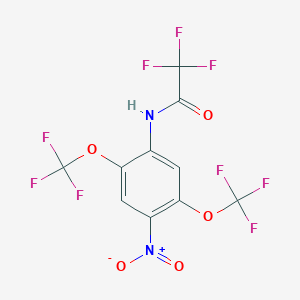 N-[4-nitro-2,5-bis(trifluoromethoxy)phenyl]-2,2,2-trifluoroacetamide