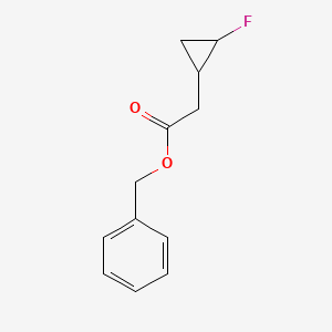 Benzyl 2-(2-fluorocyclopropyl)acetate