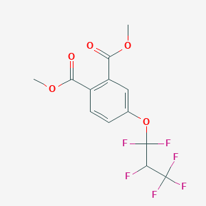 molecular formula C13H10F6O5 B6312799 Dimethyl 4-(1,1,2,3,3,3-hexafluoropropoxy)phthalate CAS No. 1357624-34-0