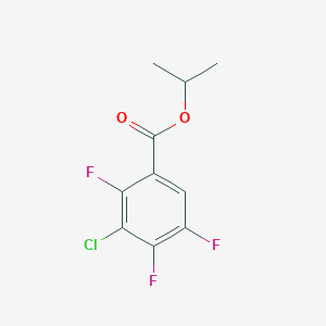 molecular formula C10H8ClF3O2 B6312824 Isopropyl 3-chloro-2,4,5-trifluorobenzoate CAS No. 1357626-61-9