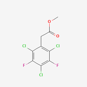 molecular formula C9H5Cl3F2O2 B6312888 Methyl 3,5-difluoro-2,4,6-trichlorophenylacetate CAS No. 1357624-12-4