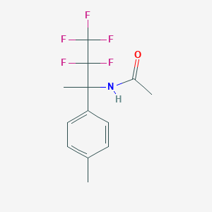 N-[1-Methyl-1-(p-tolyl)-2,2,3,3,3-pentafluoropropyl]acetamide