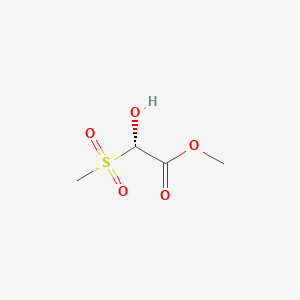(2S)-2-Hydroxy-2-(methylsulfonyl)acetic acid methyl ester
