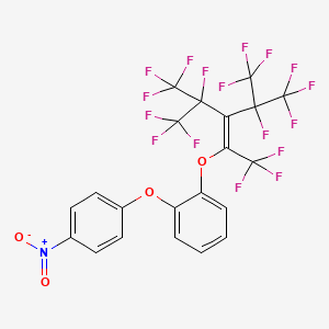1-(4-Nitrophenoxy)-2-[2,2-bis(perfluoroisopropyl)-1-(trifluoromethyl)ethenoxy]benzene