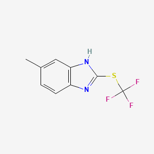 6-Methyl-2-(trifluoromethylthio)-1H-benzimidazole
