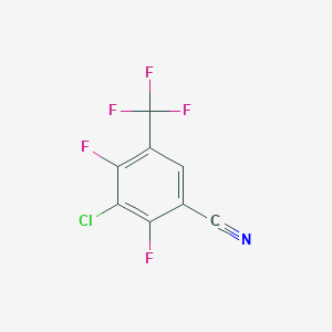 3-Chloro-2,4-difluoro-5-(trifluoromethyl)benzonitrile